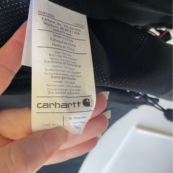 NWOT Corporate Greystar Carhartt Men's Shoreline Waterproof Jacket size Medium - Picture 8 of 11